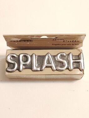 HARMAN BATH Pulls "SPLASH" Bath Drawer Pulls Cabinet Hardware 3.75" H New